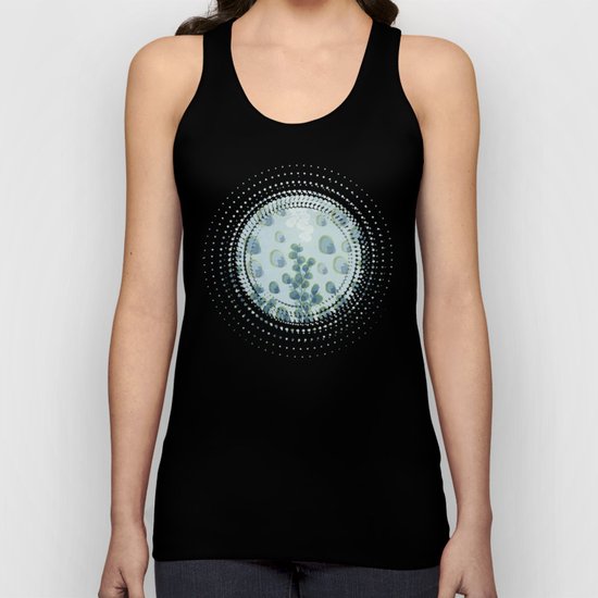 Painted floral Pattern 01 Unisex Tank Top