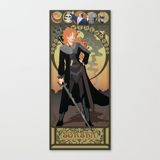 Sorsha Nouveau - Willow Canvas Print