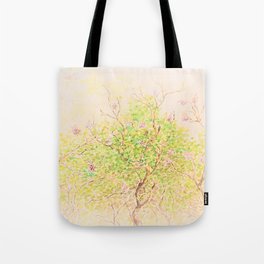 Spring's Promise, BrightWatercolor Painting Tote Bag