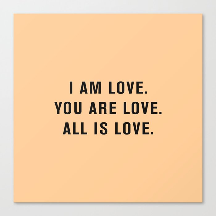 We Are Love III Canvas Print