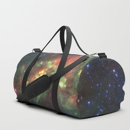 Yellowballs in Our Milky Way Duffle Bag