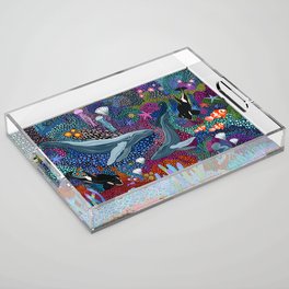 Whale Ocean Life Acrylic Tray