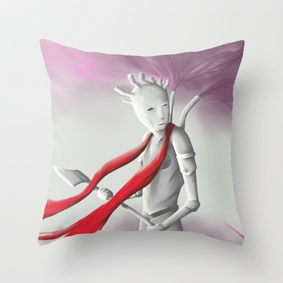 The Tin man Throw Pillow