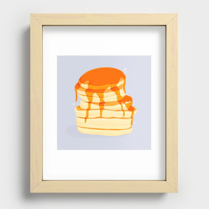 Pancakes Recessed Framed Print