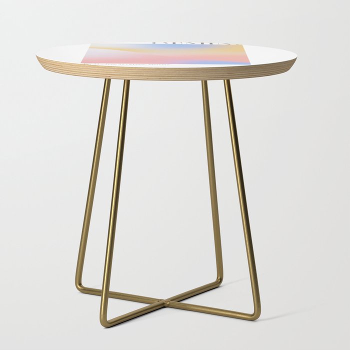 Gemini Abstract Aura Side Table