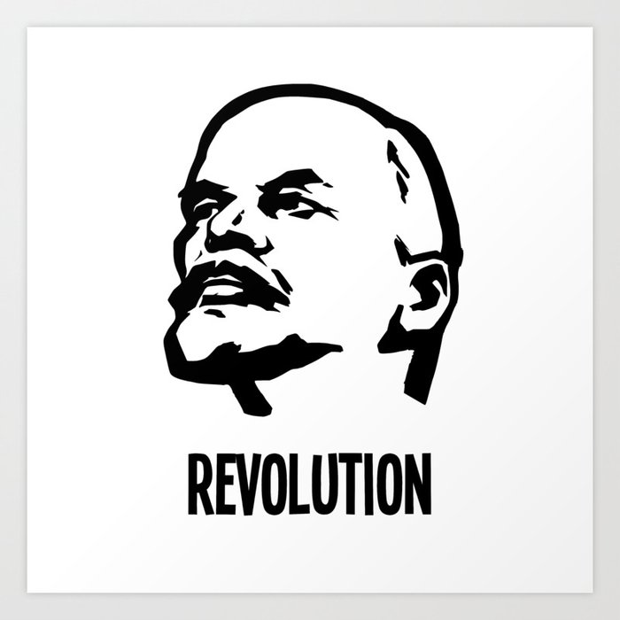 Lenin Revolution Art Print