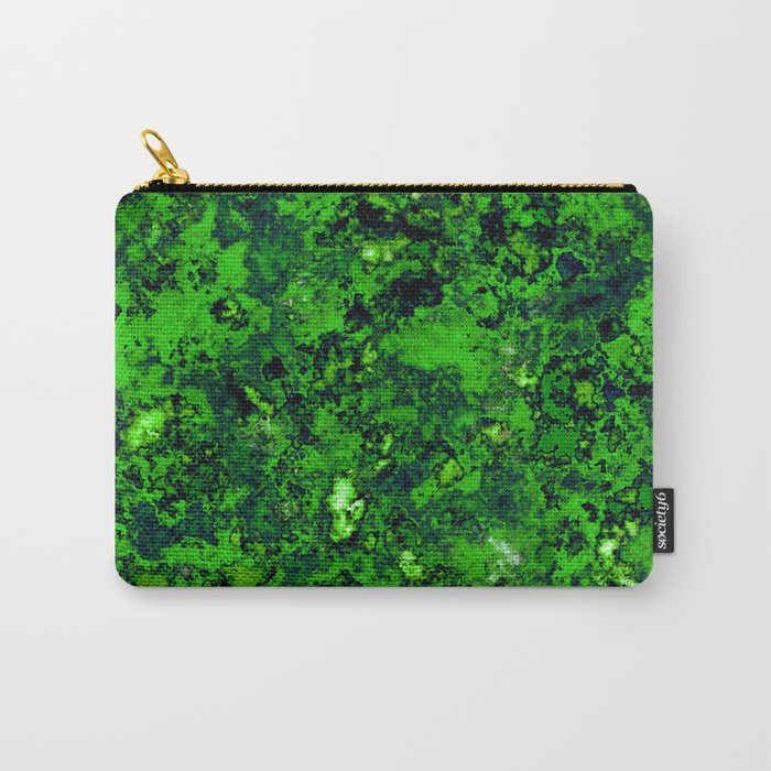 Green glass fragments Carry-All Pouch
