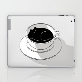 Coffee Cat 5: Black Catfee Laptop Skin