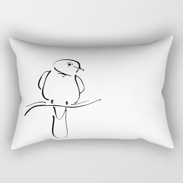 Ink Bird Rectangular Pillow