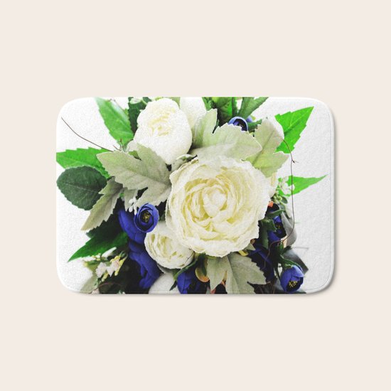 Flowers # Bath Mat