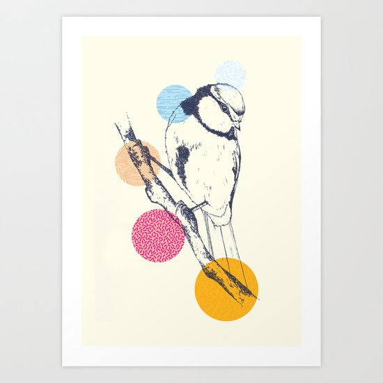 Bird Study Art Print