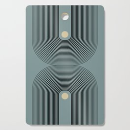 Abstraction_NEW_SUNLIGHT_MOONLIGHT_LINE_PATTERN_1201A Cutting Board