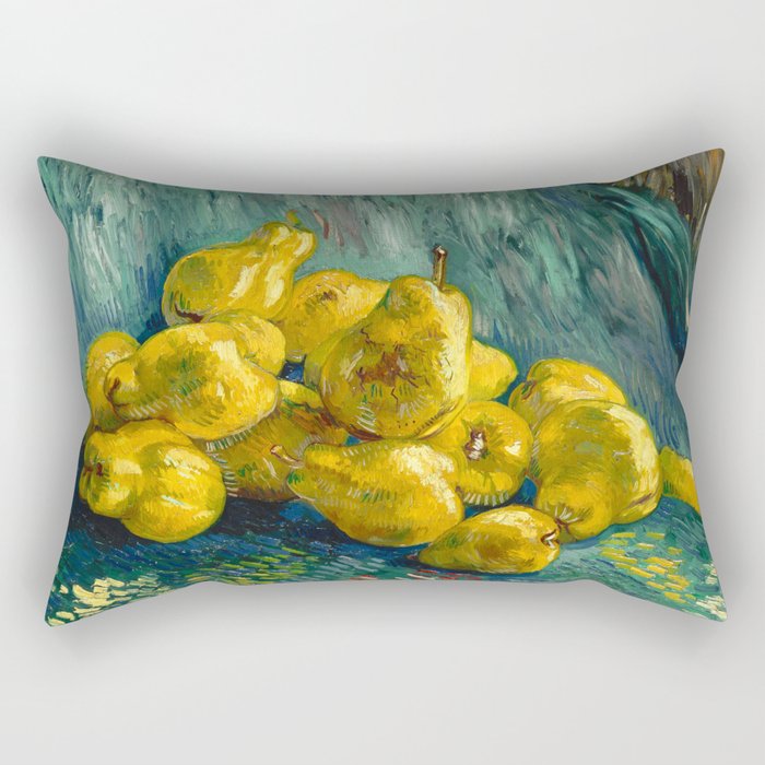 Vincent van Gogh "Still Life with Quinces" Rectangular Pillow