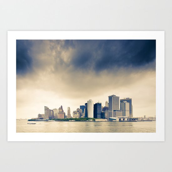 Manhattan Storm Art Print