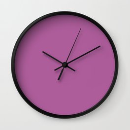 Radiant Orchid Wall Clock
