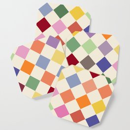 Colores Slanted Checker Coaster
