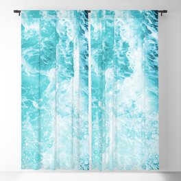 Perfect Sea Waves Blackout Curtain