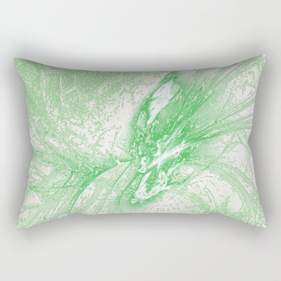 Splatter in Limeade Rectangular Pillow