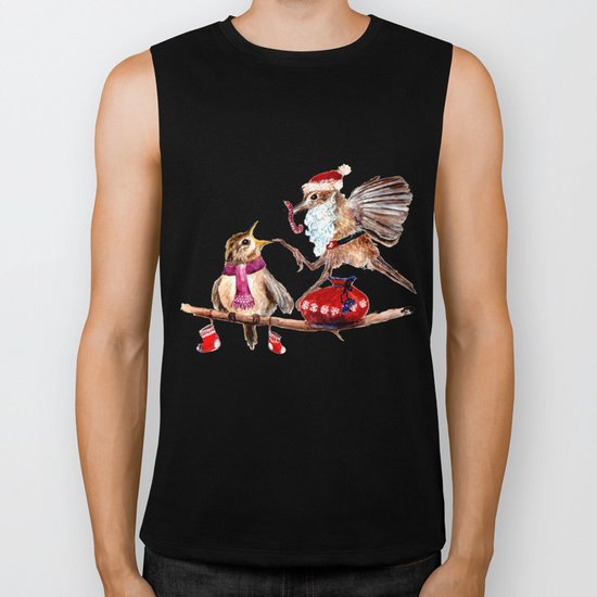 Santa Biker Tank