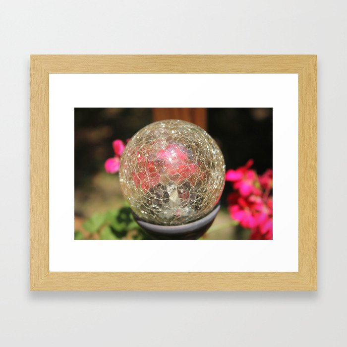 Glass Globe Framed Art Print