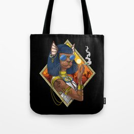 Egyptian Goddess Bastet Hippie Tote Bag