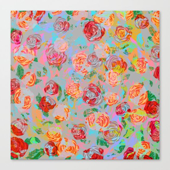 Vintage Roses Canvas Print