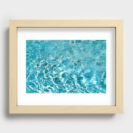 pool water Recessed Framed Print