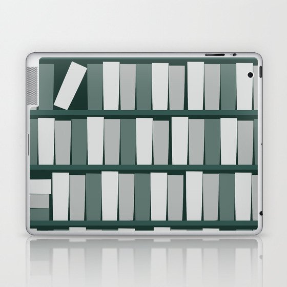 bookshelf (grey tone family) Laptop & iPad Skin