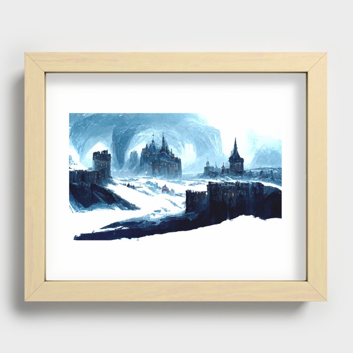 The Kingdom of Ice Recessed Framed Print