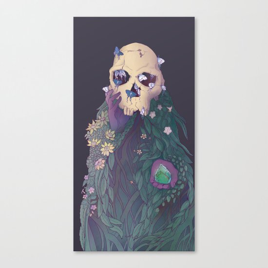 Ancestor Series- Habilis with Biface Canvas Print