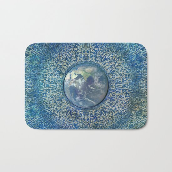 Earth Mandala Bath Mat