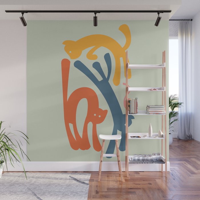 Cats Wall Mural