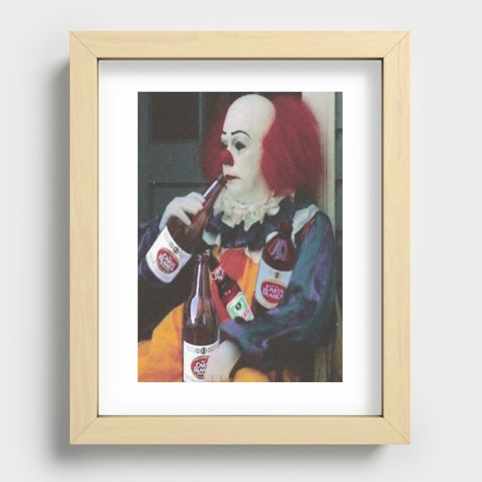 Clown don't Cry Recessed Framed Print