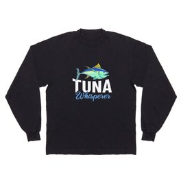 Red Tuna Fish Bluefin Fishing Salad Long Sleeve T-shirt