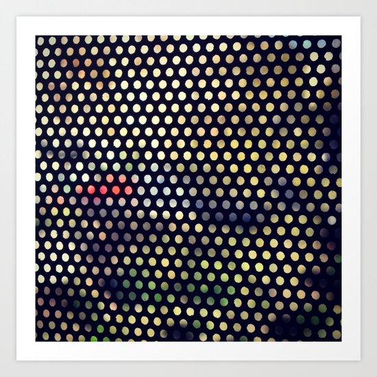 Polka Dot : Ferrari Art Print