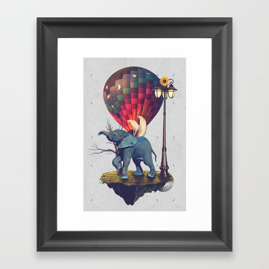 Lfant. Framed Art Print