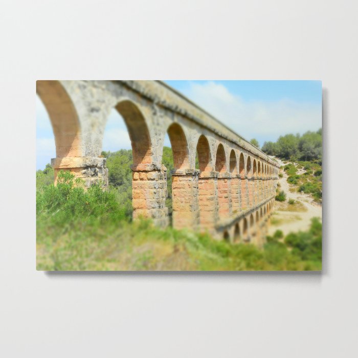 Ancient Roman Aqueduct Metal Print