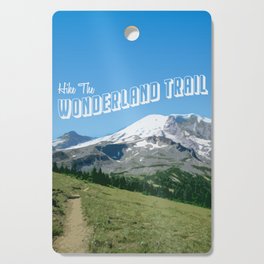 Wonderland Trail Poster Cutting Board
