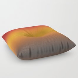 Australian Sunset Ombre Gradient  Floor Pillow