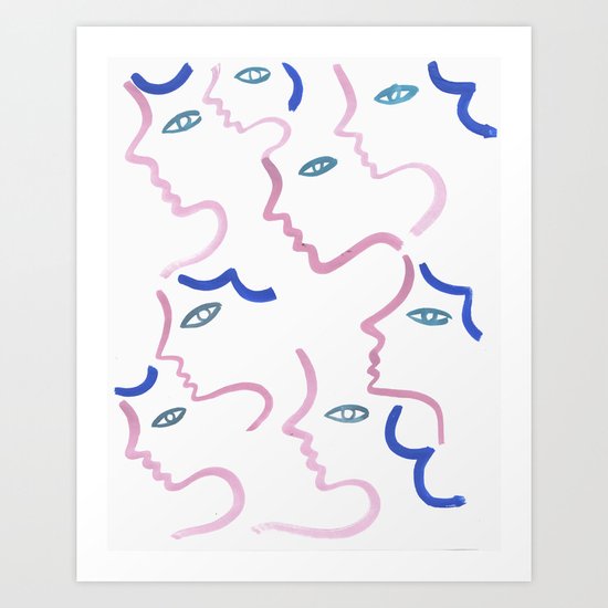 Girls Art Print