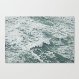 Seafoam — Ocean Nature Photograph Canvas Print