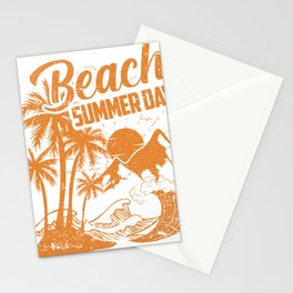 Beach Summer Day Stationery Card