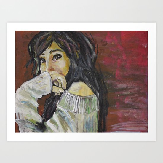 Shy Art Print