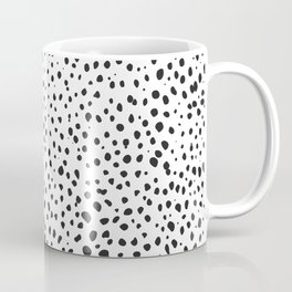 Dalmatian Spots - Black and White Polka Dots Coffee Mug