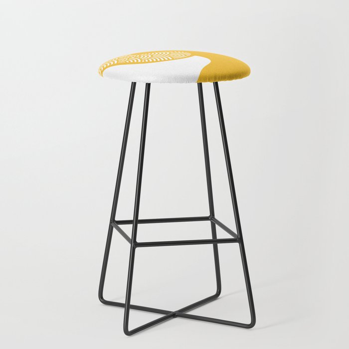 Abstract arch pattern 9 Bar Stool