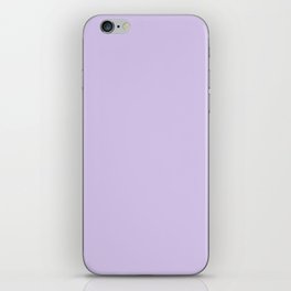 Lilac Solid Color Hex d5c5ea iPhone Skin