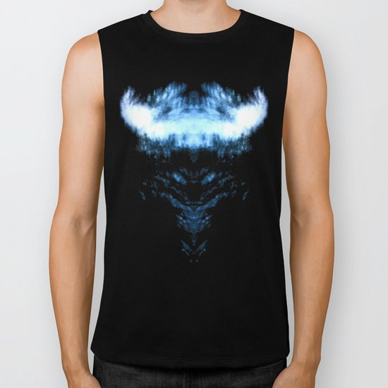 abstract horns Biker Tank