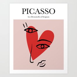 Picasso - Les Demoiselles d'Avignon Art Print