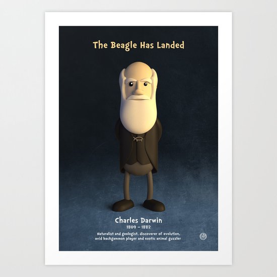 Charles Darwin Art Print
