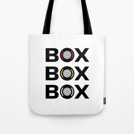 Box Box Box Tote Bag
